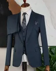 Mario Casas Luxury Men's Slim Fit Suit - 2