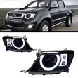 Toyota Hilux Vigo Aftermarket Defender Style Headlights (2005-2011) - 3