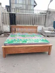 Kitanda Kipya cha Mbao 6/6 na Godoro Tanfoam 6/6 - 1
