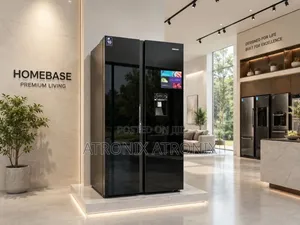 Homebase Side-by-Side Refrigerator 529L with Water Dispenser