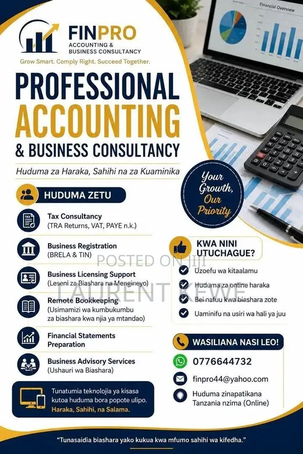 Huduma za Kodi na Uhasibu na FINPRO - 1