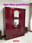 Red Blown Wardrobe - 3 Doors - 2