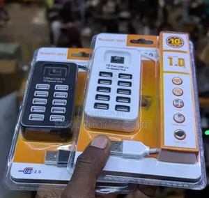10-Port USB 2.0 Hub