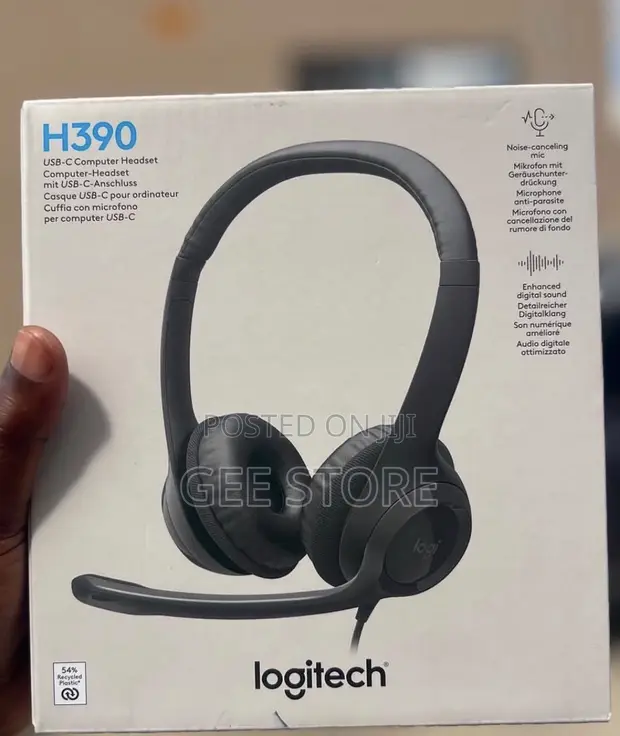 Logitech H390 USB-C Wired Headset - 1