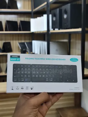 B089 ST Folding Wireless Keyboard with Touchpad & Numeric Keypad