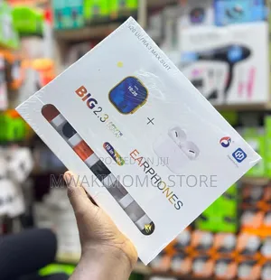 120 Ultra 3 Max Smart Watch + Ear Pods