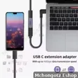 USB-C Female to Female Coupler Extender 100W 40Gbps - 4