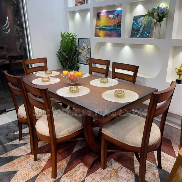 Modern Design Dining Table (6 Seater) - 1