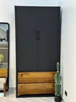Classic Design Two-Door Wardrobe - 1