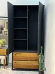 Classic Design Two-Door Wardrobe - 2