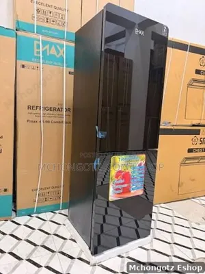 PMAX 190L Combi Refrigerator Black Top Freezer