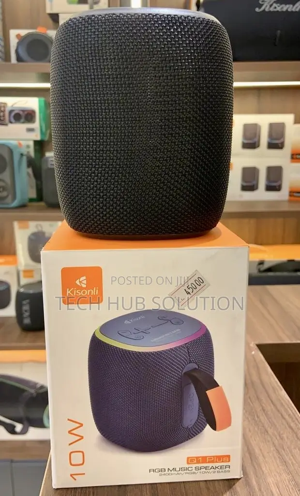 Kisonli Q1 Plus IPX6 Waterproof Bluetooth Speaker - 1