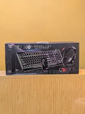 5-in-1 Wired Gaming Keyboard, Mouse & Headset Combo