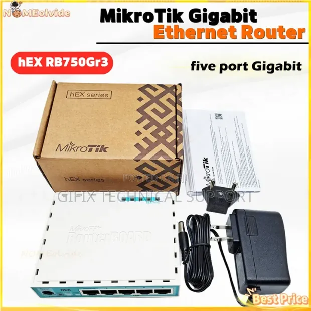 MikroTik hEX RB750Gr3 Router - 1