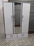 Wood-Mode 3-Door Wardrobe - White - 1