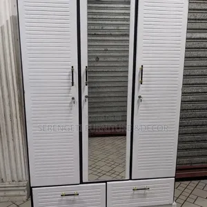 Wood-Mode 3-Door Wardrobe - White