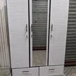 Wood-Mode 3-Door Wardrobe - White - 2