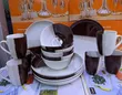 Set ya Sahani za Kula za Kifahari Vipande 18 - 1