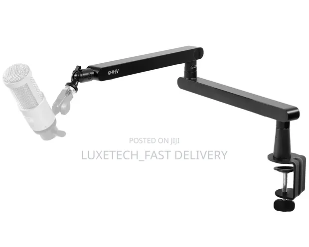 Professional Low Profile Podcast Microphone Boom Arm Stand - 1