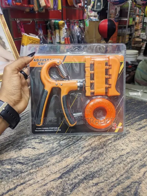 3-in-1 Hand Grip Strengthener and Finger Trainer - 1