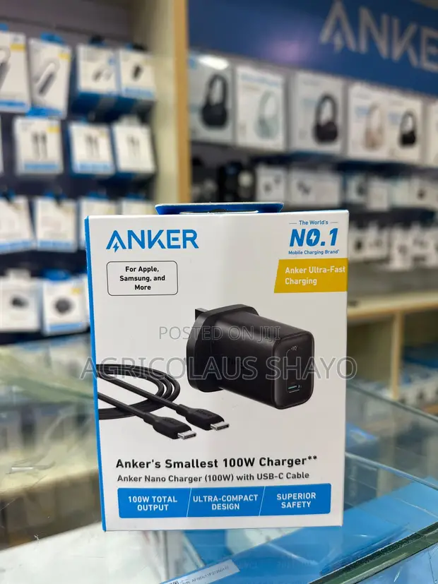 Anker Nano 100W Charger with USB-C Cable - 1
