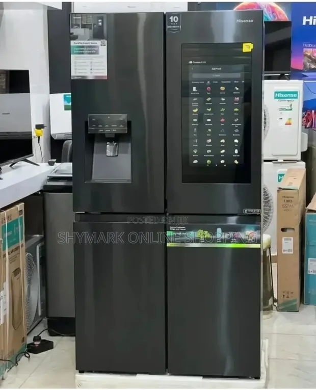 Hisense 536L Smart French Door Refrigerator with Touchscreen - 1