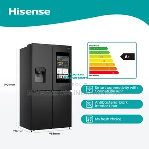 Hisense 536L Smart French Door Refrigerator with Touchscreen