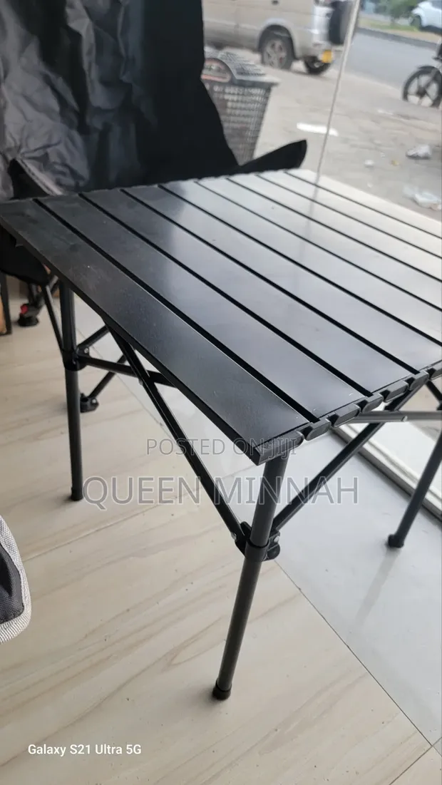 Portable Folding Table and Outdoor Chair Set - 1
