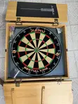 Seydrey Deluxe Solid Wood Dartboard Cabinet Set - 3