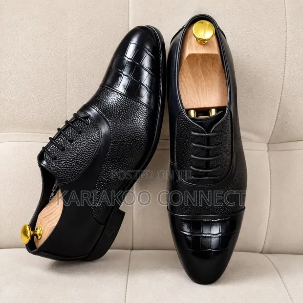 De'rossi Men's Leather Shoes - 1