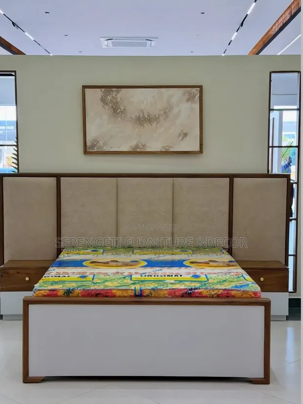 Modern Wooden Bed 5x6 - 1