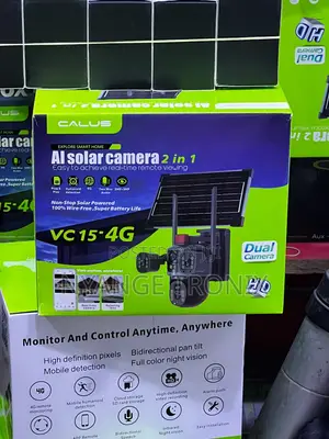 Calus AI Solar CCTV Camera VC15-4G 2-in-1