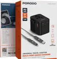 Porodo Universal Travel Adapter 25W PD GaN Charger - 1