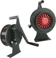 Kengele ya Siren Mwongozo - Mkono wa Crank, 120dB, Upeo wa 2000m (Kijani) - 4