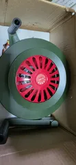 Kengele ya Siren Mwongozo - Mkono wa Crank, 120dB, Upeo wa 2000m (Kijani) - 5