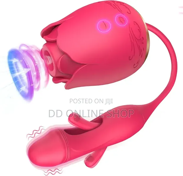 Vibrator cha Kufyonza & Dildo cha G-Spot kwa Wanawake - Njia 10 za Kufyonza - 1