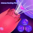 Vibrator cha Kufyonza & Dildo cha G-Spot kwa Wanawake - Njia 10 za Kufyonza - 4