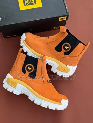 New Caterpillar Orange Boots