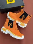 New Caterpillar Orange Boots - 3