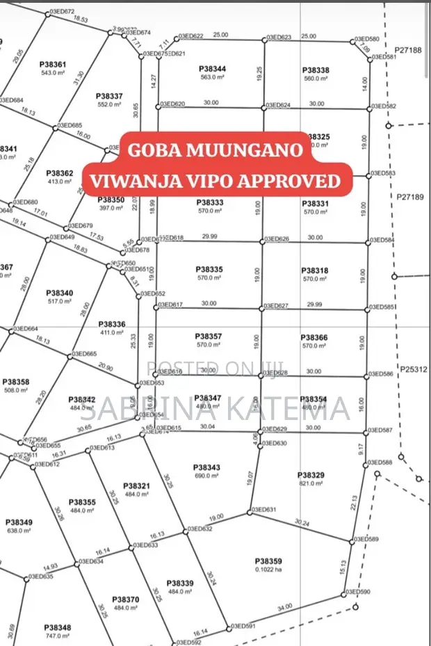 Viwanja vya Makazi na Biashara Vinauzwa Goba Muungano - 1