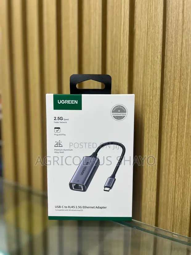 Ugreen USB-C kwa Adapta ya Ethernet ya 2.5Gbps RJ45 - 1