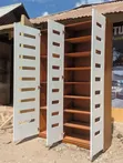 Classic Wooden Shoe Rack - Holds 25+ Shoes - 2
