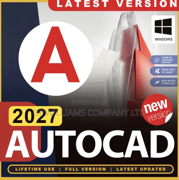 AutoCAD 2027 Uanzishaji wa Maisha Yote - 1