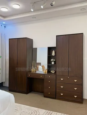 Brand New Wood-Mode Triple Wardrobe with Dressing Table