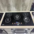DW 5-Plate Full Gas Cooker with Oven & Grill - 1
