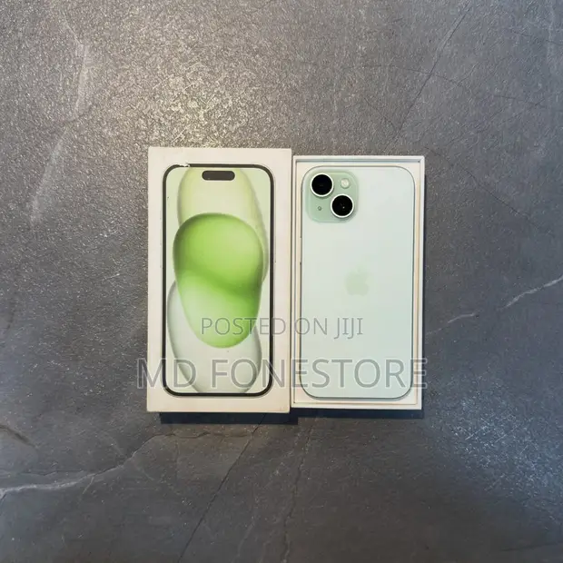 New Apple iPhone 15 256GB Green - 1
