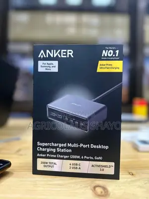 Anker Prime 200W 6-Port GaN Desktop Charging Station