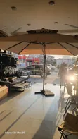 Large Offset Patio Umbrella - European Design - 4