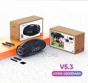 VIDVIE XL-SP929 Bluetooth Karaoke Speaker with 2 Mics