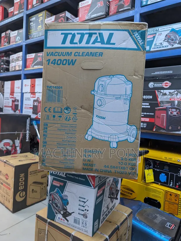 Total 1400W 30L Wet & Dry Vacuum Cleaner - 1
